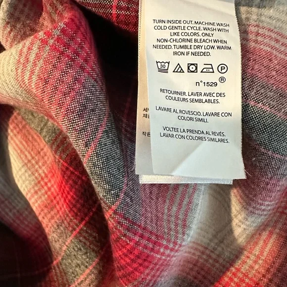 Polo by Ralph Lauren Red Plaid button down shirt size XL - Picture 7 of 8